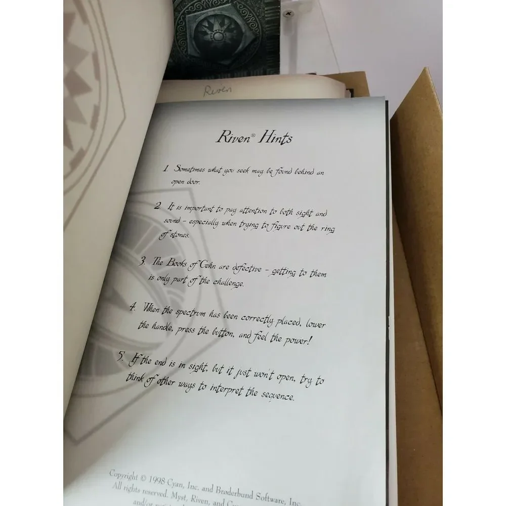AGES of Myst RIVEN 5th Anniv PC‎ Game Commemorative Edition Big Box